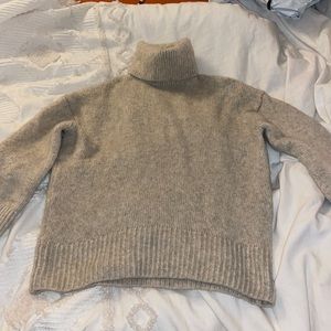 H&M Turtleneck Tan Sweater